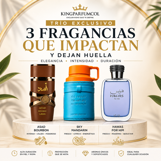 3 FRAGANCIAS QUE IMPACTAN