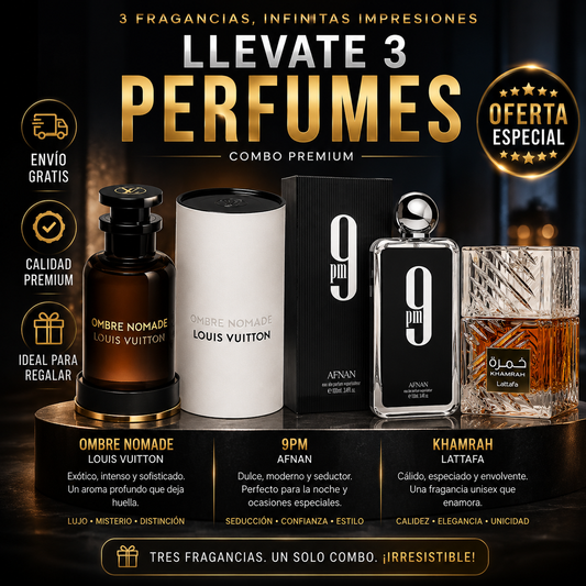 Combo Masculino KHAMRAH-OMBRENOMADE-9PM