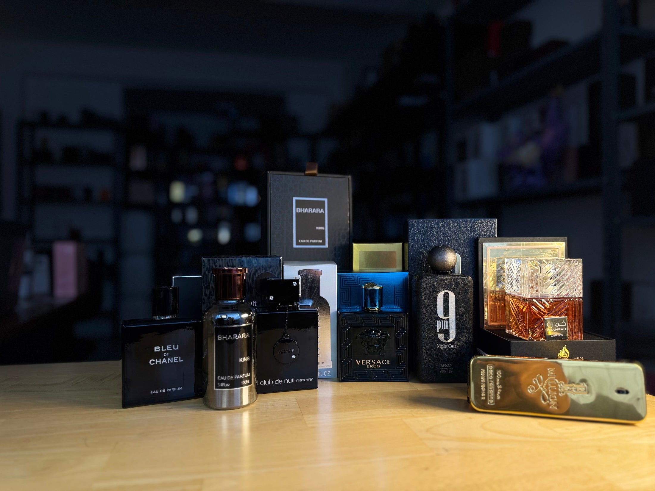 Colección de perfumes para hombre