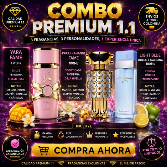 Combo de Lujo DAMA 3 Perfumes
