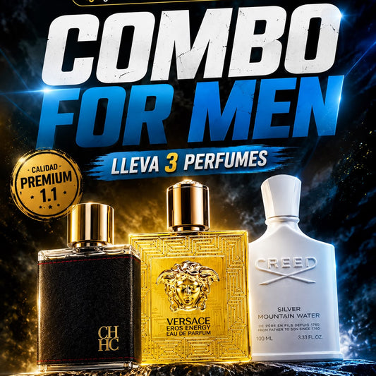 3 Combo de Lujo Hombre 3 Perfumes