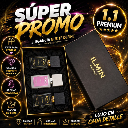 Set De Fragancias Ilmin Parfums Para Regalo