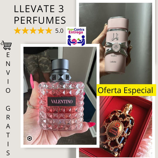 Combo Exclusivo Perfumes de Lujo para Ella