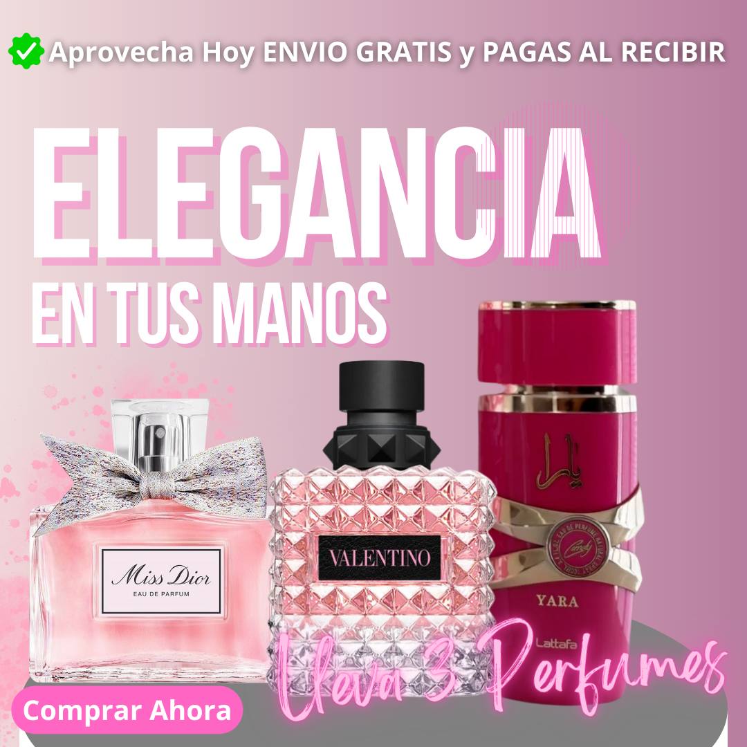 5 Combo Premium 3 Perfumes Dama